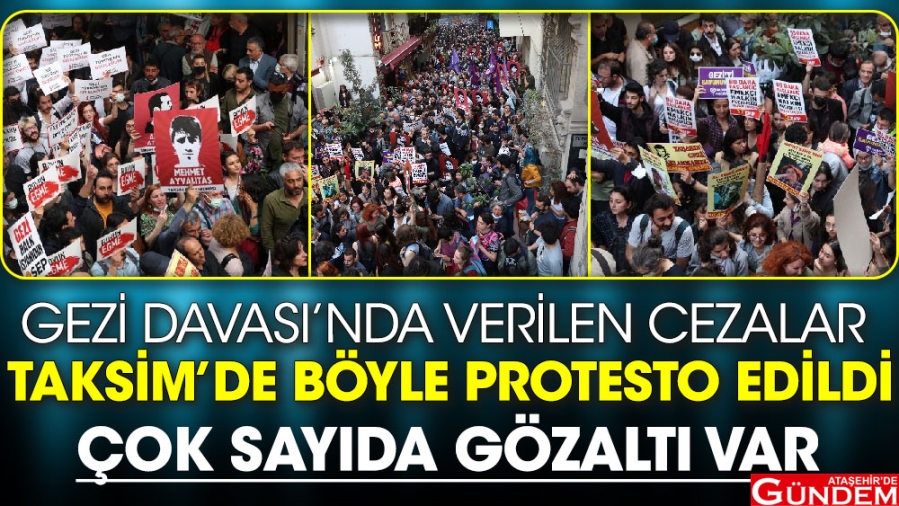 GEZİ PARKI CEZALARINA PROTESTO 260420222221267864122