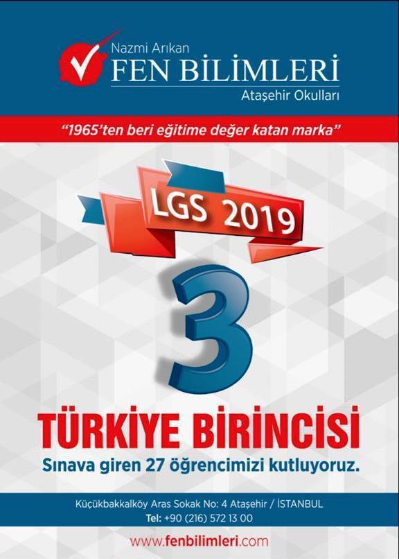 Nazmi Arıkan Fen Bilimleri Ataşehir Şubesi LGS'de 3 Türkiye Birincisi Çıkardı 2f8dc5a0-b0c7-4a8d-a2ad-d6378922a1fb