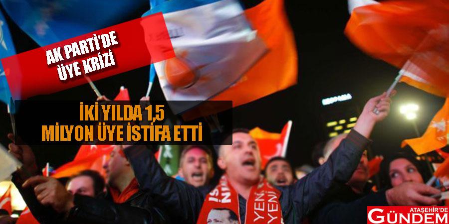 AK Parti'de iki yılda 1,5 milyon üye istifa etti ASLKJDALŞSKJDASKLJ
