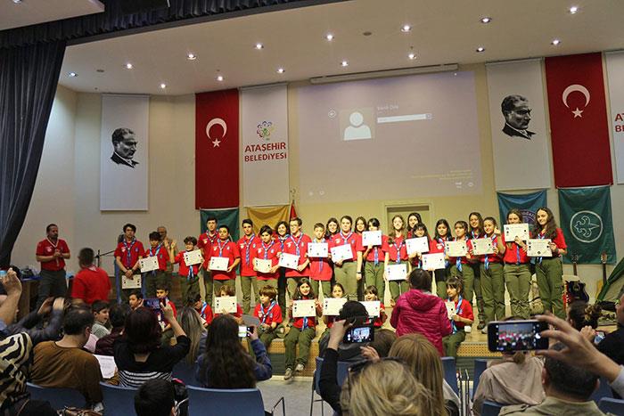 Ata Hava Uzay İzci Grubu'na Aşama Arması Verildi MKÖF