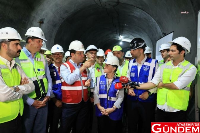 İMAMOĞLU, ÜMRANİYE-ATAŞEHİR-GÖZTEPE METRO HATTINA DÖŞENECEK İLK RAYLARI KAYNATTI: "BU HATTI SIFIRDAN ELE ALDIK VE 3,5 SENEDİR GÜMBÜR GÜMBÜR... RTHUJYTJ