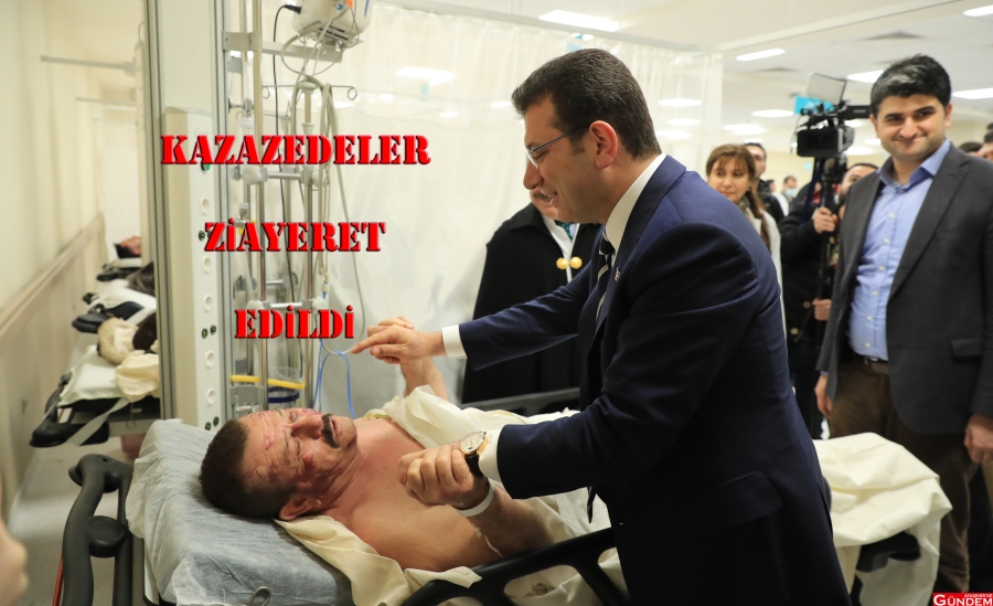 İmamoğlu'ndan geçmiş olsun ziyareti UÇAKKAZASI-İMAMOĞLU-ZİYARET