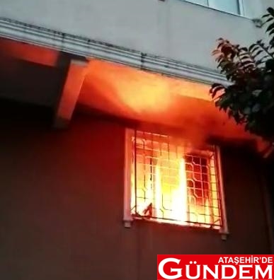 İÇERENKÖY MAHALLESİ'NDE ÇIKAN YANGIN KORKUTTU! atasehir-de-evin-alev-alev-yandigi-anlar-kame-7-14673264_osd