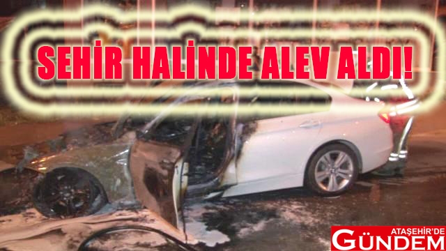 LÜKS OTOMOBİL ALEV ALDI! atasehir-de-tam-kapanmayi-unutan-vatandaslar-4-14108649_o