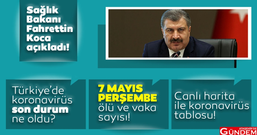 VAKA SAYISI DÜŞTÜ son-dakika-turkiye-corona-virusu-vaka-ve-olu-sayisi-kac-oldu-7-mayis-persembe-turkiyede-corona-virus-koronavirus-olu-vaka-ve-iyilesen-hasta-sayisi-son-1588863443043