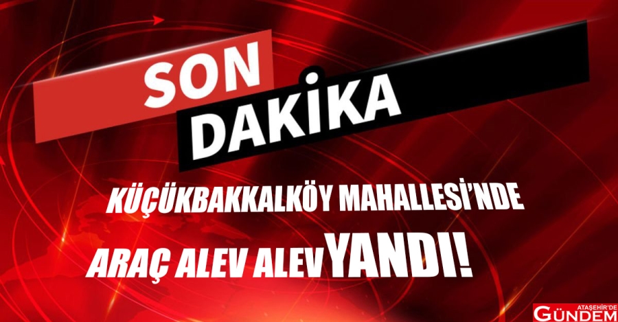 KÜÇÜKBAKKALKÖY'DE ARAÇ ALEV ALEV YANDI son-dakika-turkiye-irak-sinir-kapilari-kapatildi-