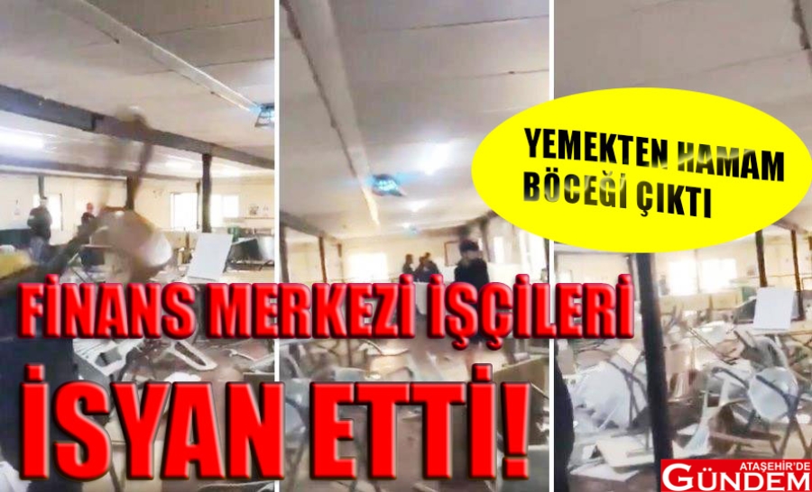 İŞÇİLER İSYAN ETTİ  umraniye-finans-merkezi-insaatindaki-iscilerin-yemekten-kurt-ciktigi-nedeniyle-isyan-ettigi-iddiasi-7BQcB3cK