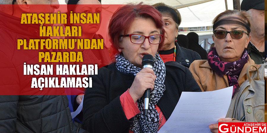 ATAŞEHİR İNSAN HAKLARI PLATFORMU PAZARDA, “İNSAN NEYLE YAŞAR?” DİYE SORDU wqawqwa