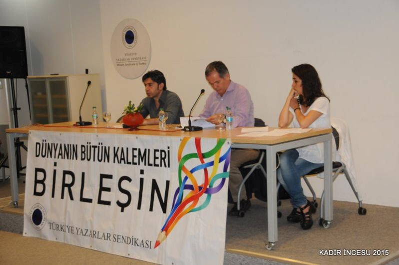 YAZARLAR DİRENİŞİN YANINDA TYS GENEL KURUL 23 MAYIS 2015... KADİR İNCESU  (1)